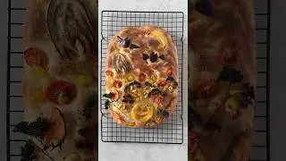 Halloween focaccia | No-knead recipe