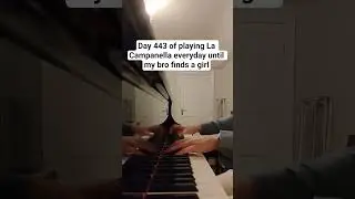 Day 443 of playing La Campanella #piano