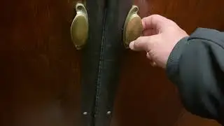 Extremely rare !!! Very old elevator modernised by Otis