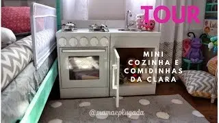 Vlog Brinquedos da Clara Parte 3: Mini cozinha montessoriana em MDF e panelinhas  (tour)