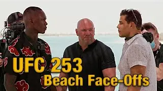 UFC 253: Adesanya vs Costa Beach Face-Offs on Fight Island