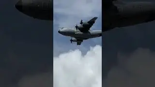 Luftwaffe A400M Atlas Flypast Stuns at RIAT 2025 #luftwaffea400m #riat2025