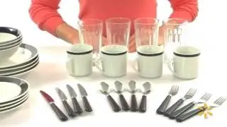 5 Best Corelle Square 32 Piece Dinnerware Set Kyoto Leaves Service for 8 Review