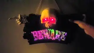 Beware light up sign