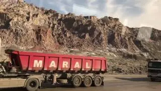 Scenic ride from Darab to Bandar Abbas, Iran.