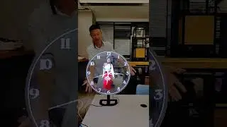 Led hologram fan. #advertise #advertisement #advertising #3d #hologram #sign #clock #dance #dancing