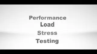 Performance, Load and Stress Testing in a nutshell for the Beginners