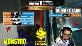 4K INSANO DO MUZI, S3XYCAKE FAZENDO O 360 DE CLASH, 5K DO VITTZ E MAIS - HIGHLIGHTS 1&ordf; RODADA BR6