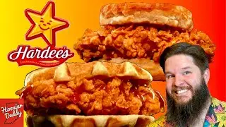 Hardee&rsquo;s NEW Chicken & Waffle Breakfast Sandwich & Hand-Breaded Chicken Biscuit
