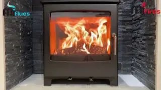 Mi-Fires Large Solway is multi fuel 8kW stove, ECODesign 2022, Smoke Control Area Exempt.