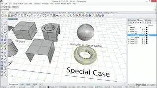 Rhino Tutorial: Understanding curves, surfaces, and solids
