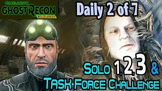 Ghost Recon Wildlands Solo 1-3 & Task Force Challenges Crossbow kill Yeti Daily 2 of 7 No Commentary