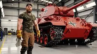 I Found a WWII Tiger Tank Buried in the Jungle – Will It Start? (Full Restoration)#asmrrestoration