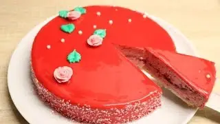 MIROIR AUX FRAMBOISES FACILE (CUISINERAPIDE)