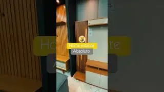 O Home Absoluto Estante &eacute; ideal para deixar sua sala de estar ainda mais bonita e moderna.