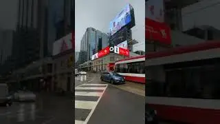Toronto TTC Public transportation in city`s downtown in Canada 🇨🇦