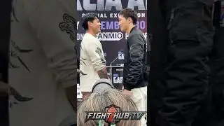 Ryan Garcia LAUGHS IN THE FACE of Rukiya Anpo during Face Off!