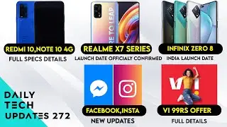 Redmi 10 Full Specs,Realem X7 Official Launch Date,PUBG Pre Reg,Nokia New Launch,Infinix Zero 8 #272