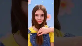 💇&zwj;♀️ Style Like a PRINCESS! 👑 Beautiful & Simple HAIR CRAFT ✨ #shorts #kids