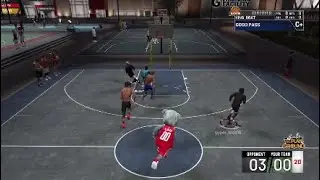 98 mascot gets dropped  off against 75 overall pure playmaker 2k19