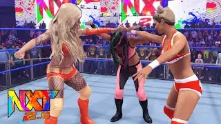 WWE 2K22 NXT KACY CATANZARO & KAYDEN CARTER VS XIA BROOKSIDE & ELIZA ALEXANDER