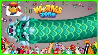 Worms Zone.io | Giant Worm Battles & Epic Fails! | Snake Game | SHK GAMING