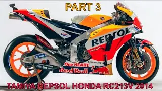 Build Tamiya Repsol Honda RC213V 2014 - part3