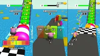Fat Pusher All Levels Gameplay (Level 1-3) Android ,ios New Game
