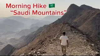 Golden Morning Hike in the Mountains of Saudi Arabia 🇸🇦