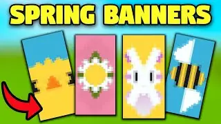 How to make Custom Minecraft Banners (Spring Designs Tutorial)