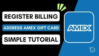 ✅ How To Register Billing Address On American Express Amex Gift Card !