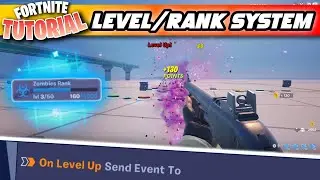 *ЛЕГКО* Как создать систему уровней/рангов в Fortnite!