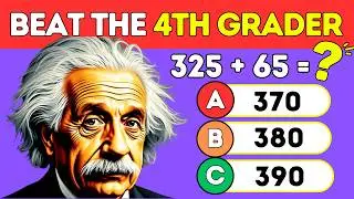 Are You Smarter Than a 4th Grader? 🧠➕ Math Quiz for Grade 4