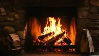 4 Hours Warm Fireplace Glow 🔥 Cozy Crackling Fire for Calm, Focus & Evening Atmosphere | No Ads