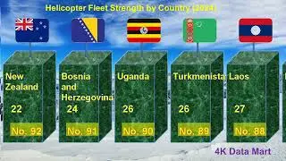 Dominating the Skies: Ranking the World's Helicopter Fleet Strength by Country (Data Analysis)