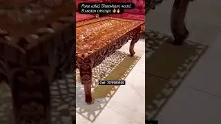 This 8-Seater Sheesham Wood Sofa Set is HUGE! 😍 | Anas Handicraftts