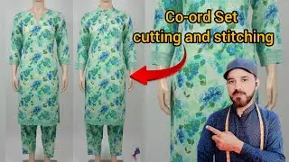 Trendy Co-ord Set: Ban Gala aur Simple Salwar ki Cutting aur Stitching | Live Class