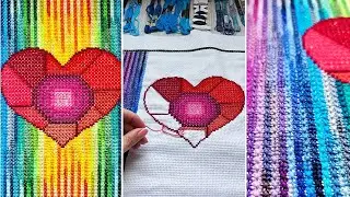 Creating 'Male': Artistic Expression in Double Cross Stitch