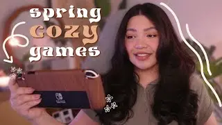 🌸 10 COZY Switch Games with Relaxing Spring Vibes | play these new releases + cozy must-haves!