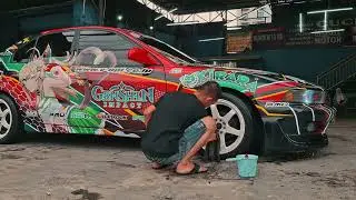 ITASHA #10 MITSUBISHI GALANT HIU V6 KIRARA GENSHIN IMPACT 'PACIFIC RACING STYLE'