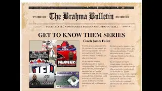 Get to Know Them Series | Interview with Offensive Coordinator James Fuller, San Antonio Gunslingers