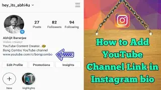 How to add YouTube Channel Link on Instagram Bio || RAB Solutions ||