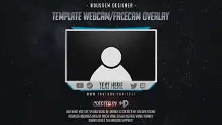 Houssem Designer | Template Webcam/Facecam Overlay 2017 | Photoshop cc | Free Download