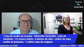 Cozinhando na TVSPL - Sardela - Cristina e Marlene
