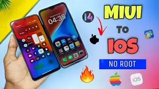 Convert Miui to iOS ⚡ | Costomize Miui Device Like iOS 16 🔥 | Full iOS 16 Setup | iOS Costomization✨
