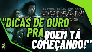 CONAN EXILES: Dicas para Iniciantes! Armas de Ferro, e A&ccedil;o, Magia e Religi&atilde;o de YOG !