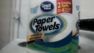 Wal-Mart haul paper towels strong & absorbent soft texture 3.49