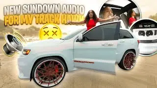 PUTTING NEW MUSIC IN MY TRACKHAWK AND I LET HER DRIVE IT