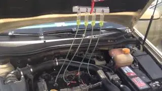 Opel Astra H 1.7cdti 74kw Injectors Return Flow Test (test trysiek) part.2