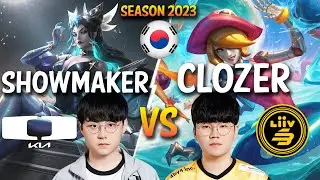 DK Showmaker vs LSB Clozer - Showmaker SYNDRA vs Clozer ORIANNA Mid - Patch 13.24 KR Ranked